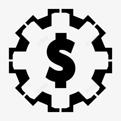 收益账单收入图标svg_新图网 https://ixintu.com 图标 工作 支出 收入 收益 账单 雕文