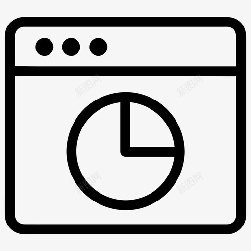 网站浏览器窗口图标svg_新图网 https://ixintu.com 浏览器 窗口 网站