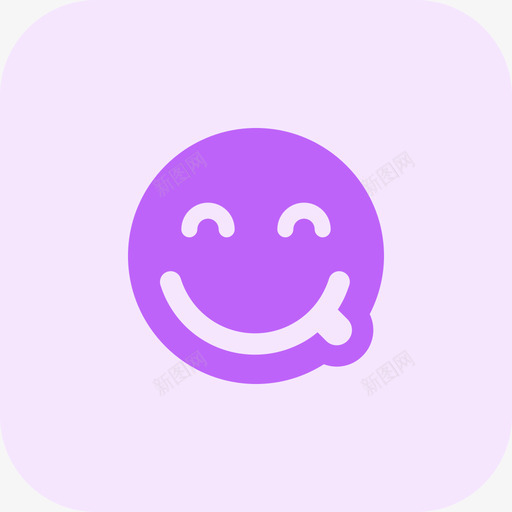 舌头笑脸和人曲通图标svg_新图网 https://ixintu.com 曲通 笑脸 舌头