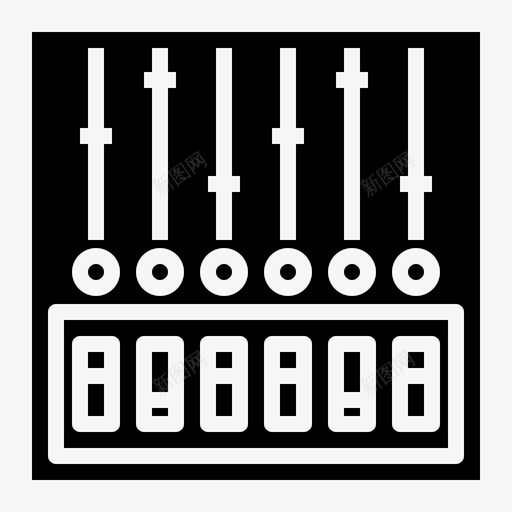 混音器摄影110实心图标svg_新图网 https://ixintu.com 实心 摄影 混音