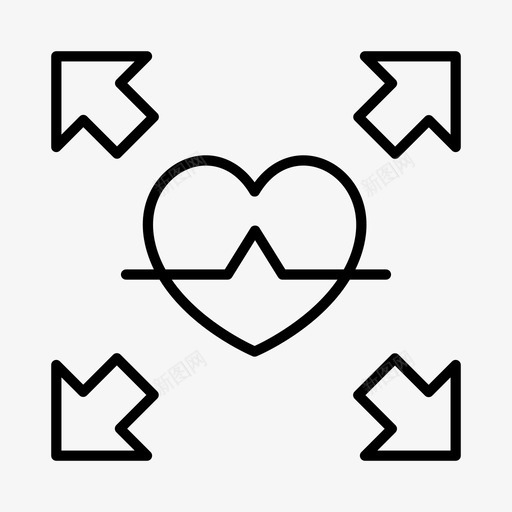 心率胆固醇能量图标svg_新图网 https://ixintu.com 健康 健身 心率 胆固醇 能量 运动