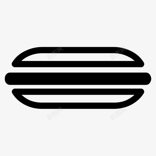 食物鸡肉汉堡包图标svg_新图网 https://ixintu.com 披萨 汉堡包 牛排 食物 鸡肉
