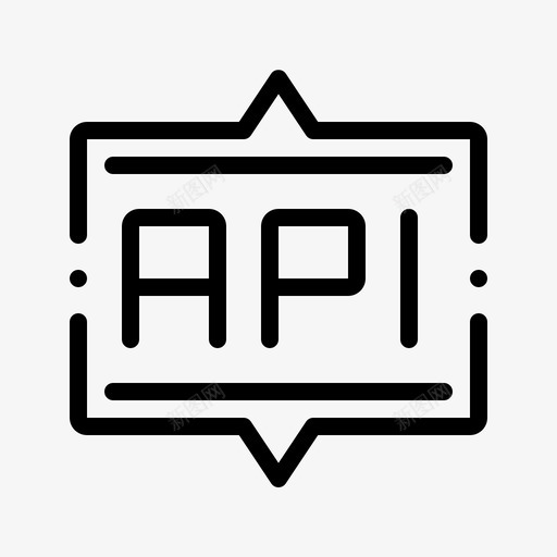Api编码23线性图标svg_新图网 https://ixintu.com Api 线性 编码