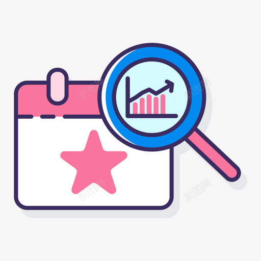 事件分析事件管理线性颜色图标svg_新图网 https://ixintu.com 事件 分析 管理 线性 颜色