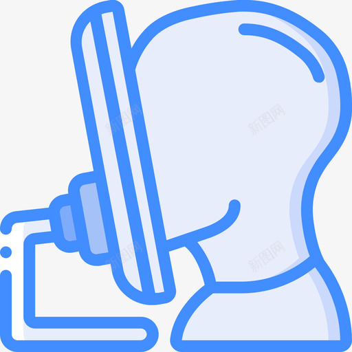 上瘾社交成瘾8蓝色图标svg_新图网 https://ixintu.com 上瘾 成瘾 社交 蓝色