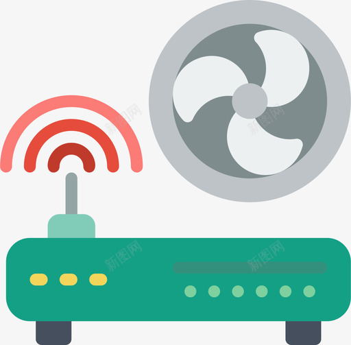 Wifi物联网57扁平图标svg_新图网 https://ixintu.com Wifi 扁平 联网