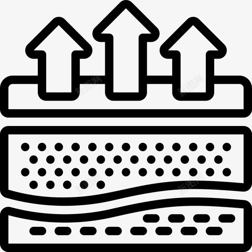 真皮美容3线状图标svg_新图网 https://ixintu.com 真皮 线状 美容