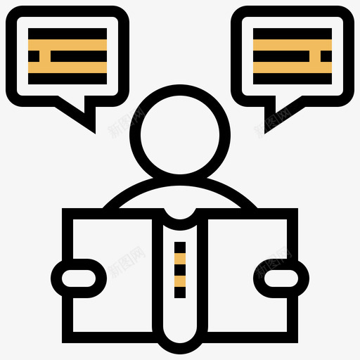 灵感专注8黄影图标svg_新图网 https://ixintu.com 专注 灵感 黄影