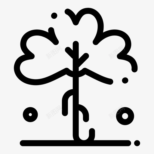 三叶草绿色爱尔兰图标svg_新图网 https://ixintu.com 三叶 叶草 植物 爱尔兰 独立日 粗体 绿色 虚线