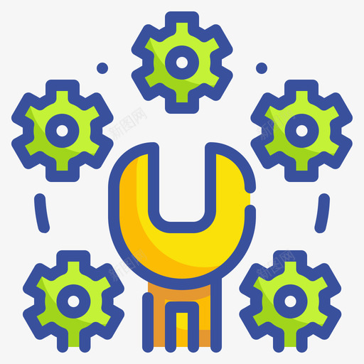家庭维修客户服务10线性颜色图标svg_新图网 https://ixintu.com 客户服务 家庭 线性 维修 颜色