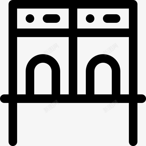 售票处火车站13号直线图标svg_新图网 https://ixintu.com 13号 售票处 火车站 直线