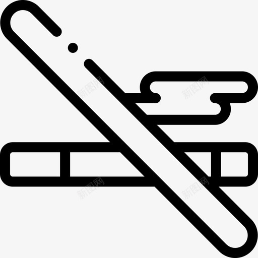 禁止吸烟公共交通22直达图标svg_新图网 https://ixintu.com 交通 公共 吸烟 直达 禁止
