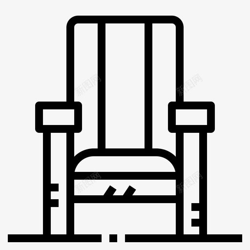 椅子舒适家具图标svg_新图网 https://ixintu.com 咖啡厅 家具 座椅 椅子 舒适