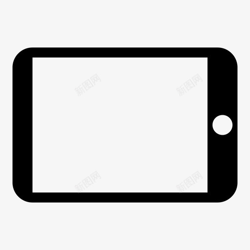 平板电脑设备ipad图标svg_新图网 https://ixintu.com ipad 平板电脑 用户界面 设备