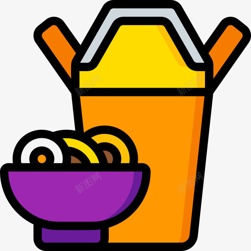 东方食品间隙年1线性颜色图标svg_新图网 https://ixintu.com 东方 东方食品 线性 间隙 颜色 食品
