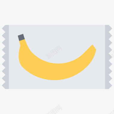 香蕉零食扁豆图标图标