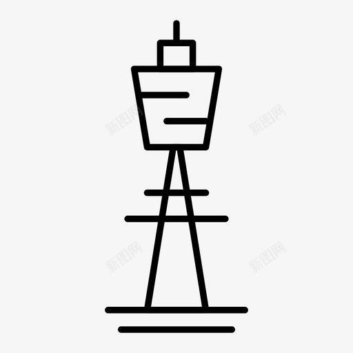 悉尼塔电视塔网络界面2月系列v6图标svg_新图网 https://ixintu.com 2月 v6 悉尼塔 电视塔 界面 系列 网络