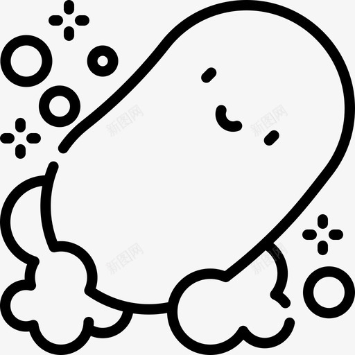 香皂美容91直线型图标svg_新图网 https://ixintu.com 直线 线型 美容 香皂