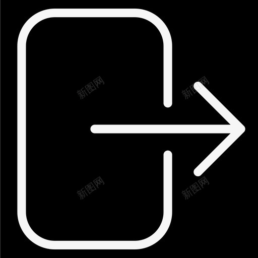 出口essentials63实心图标svg_新图网 https://ixintu.com essentials 出口 实心