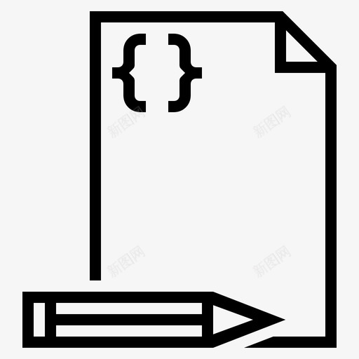 源代码编码程序员图标svg_新图网 https://ixintu.com 源代码 程序员 编码 编程 网页 网页设计