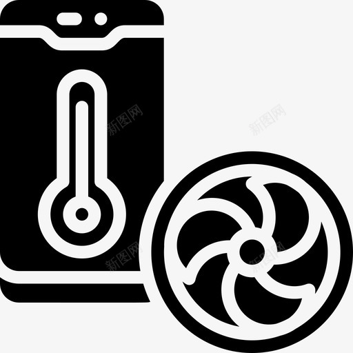 恒温器物联网56填充图标svg_新图网 https://ixintu.com 填充 恒温器 联网
