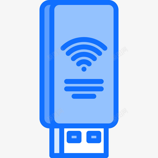 Wifi小工具16蓝色图标svg_新图网 https://ixintu.com Wifi 小工 工具 蓝色