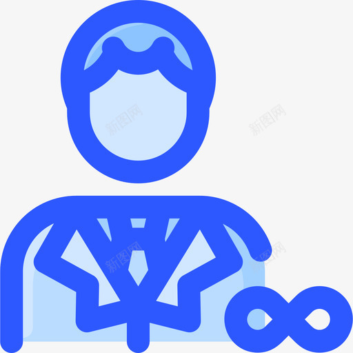 天啊土拨鼠节蓝色图标svg_新图网 https://ixintu.com 土拨鼠 天啊 蓝色