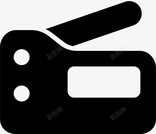 订书机办公室文具图标svg_新图网 https://ixintu.com 业务 办公 办公室 工作 文具 用品 订书机