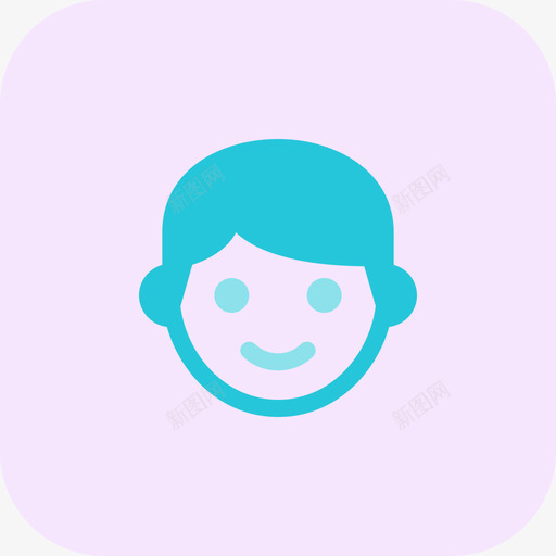 孩子笑脸和人特里通图标svg_新图网 https://ixintu.com 孩子 特里 笑脸