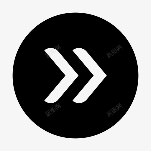箭头右箭头指示器图标svg_新图网 https://ixintu.com 下一个 指示器 箭头