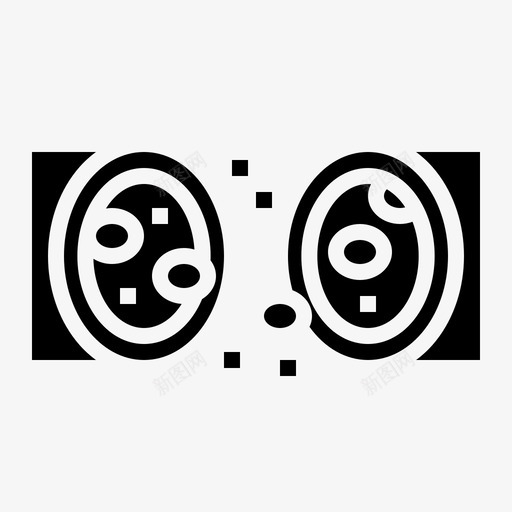 红细胞空气污染填充物图标svg_新图网 https://ixintu.com 填充 空气污染 红细胞