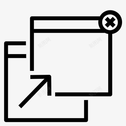 弹出用户界面窗口图标svg_新图网 https://ixintu.com 弹出 用户界面 窗口 设计 过程