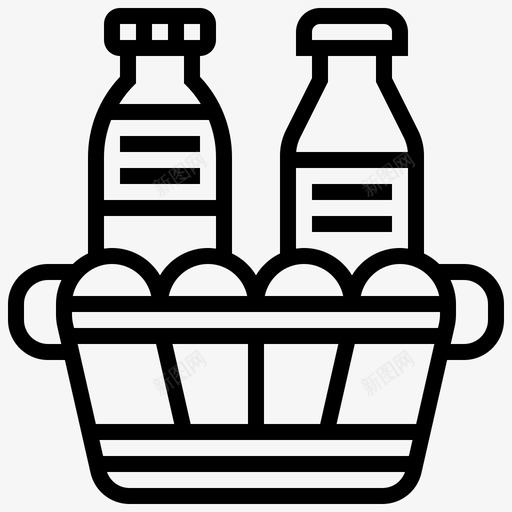 乳制品鸡蛋牛奶图标svg_新图网 https://ixintu.com BBQ 乳制品 烧烤 牛奶 蛋白质 鸡蛋