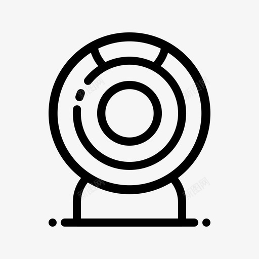 网络摄像机计算机47线性图标svg_新图网 https://ixintu.com 摄像机 线性 网络 计算机
