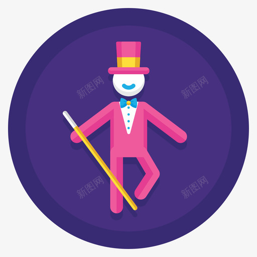 Tamercircus86扁平圆形图标svg_新图网 https://ixintu.com Tamer circus 圆形 扁平