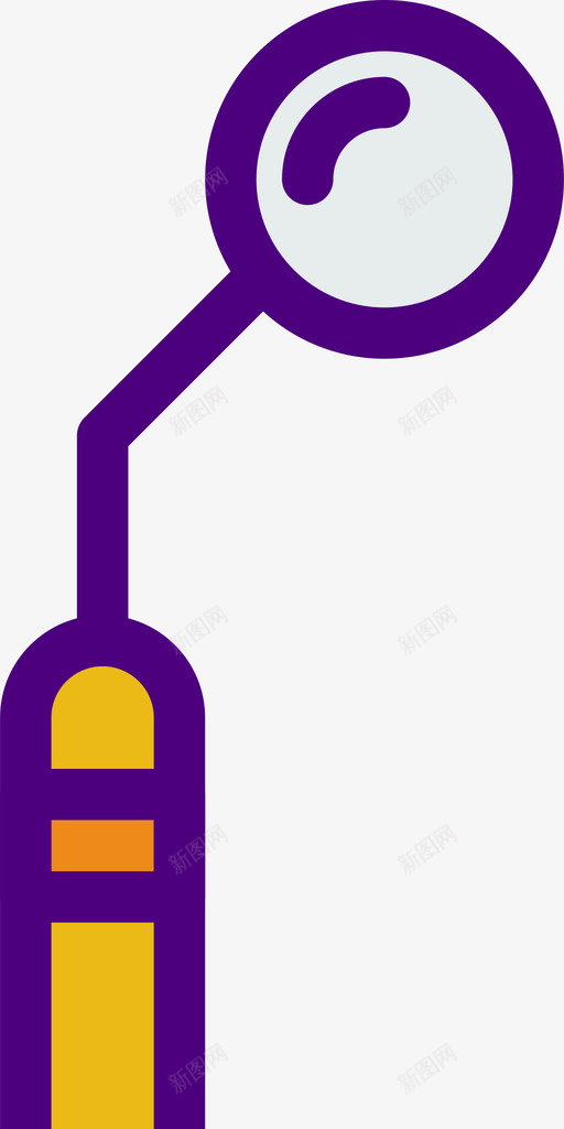 镜子医用186线性颜色图标svg_新图网 https://ixintu.com 医用 线性 镜子 颜色