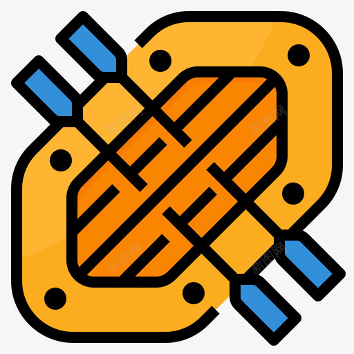 漂流极限运动4线性颜色图标svg_新图网 https://ixintu.com 极限运动 漂流 线性 颜色