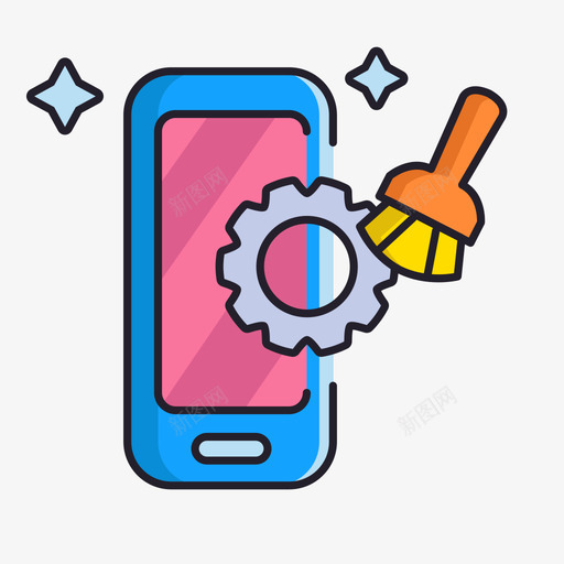 清洁剂清洁101线性颜色图标svg_新图网 https://ixintu.com 清洁 清洁剂 线性 颜色