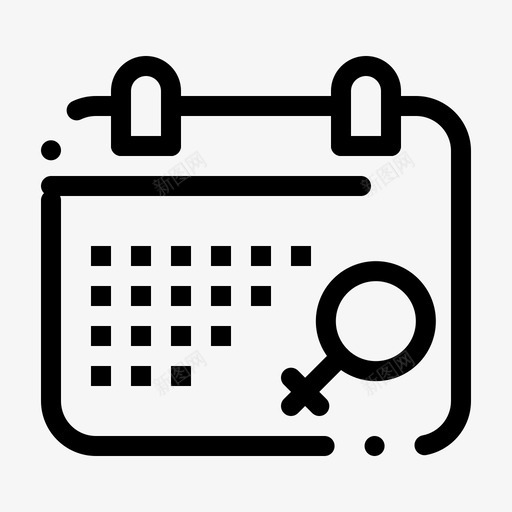 女性排卵月历v4月历图标svg_新图网 https://ixintu.com v4 女性 排卵 月历