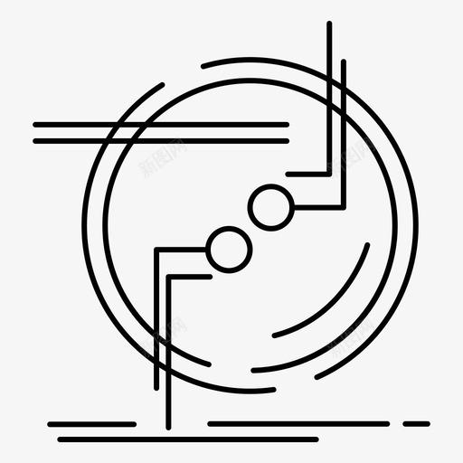 链连接网络接口feb集合图标svg_新图网 https://ixintu.com feb 接口 网络 连接 集合