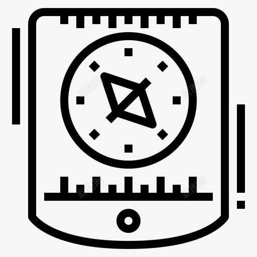 罗盘野营139直线图标svg_新图网 https://ixintu.com 直线 罗盘 野营