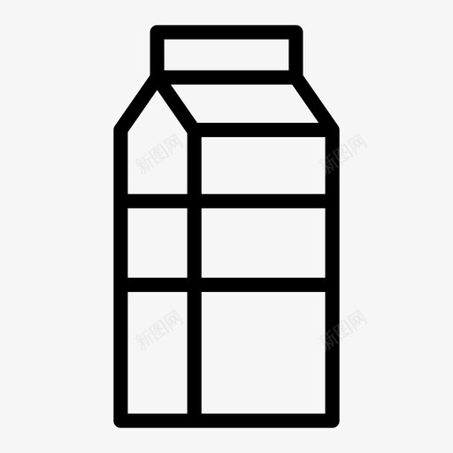 牛奶饮料农场图标svg_新图网 https://ixintu.com 农场 牛奶 美食 饮料