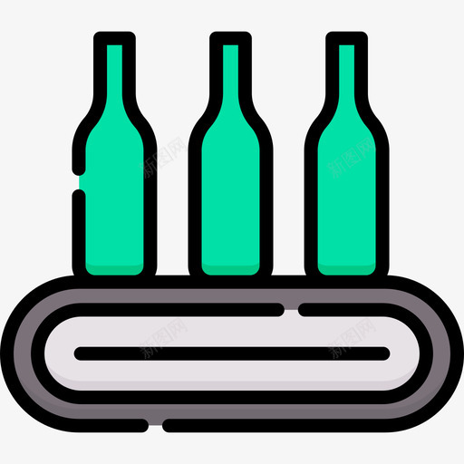 输送带批量生产21线性颜色图标svg_新图网 https://ixintu.com 批量生产 线性 输送带 颜色