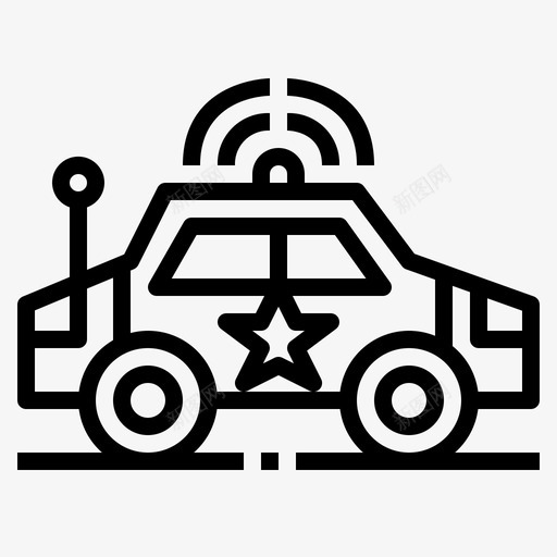 警车紧急情况安全图标svg_新图网 https://ixintu.com 图标 安全 情况 紧急 警探 警车 运输