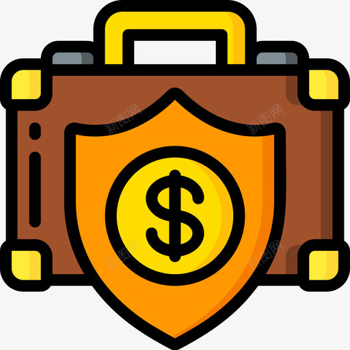 公文包金融133线性颜色图标svg_新图网 https://ixintu.com 公文包 线性 金融 颜色