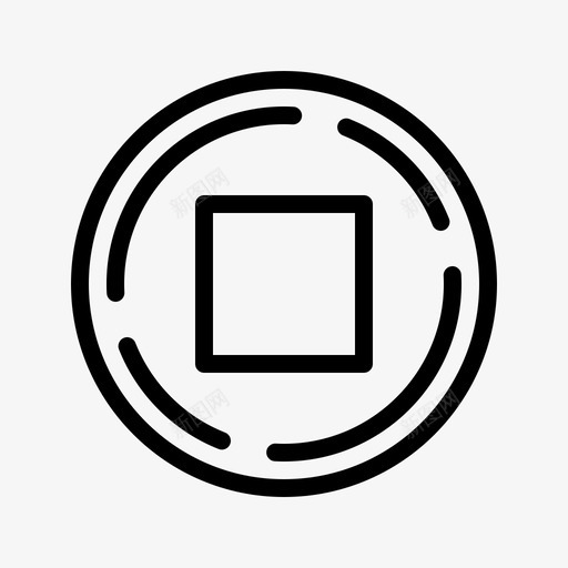 硬币瓷器63直纹图标svg_新图网 https://ixintu.com 瓷器 直纹 硬币