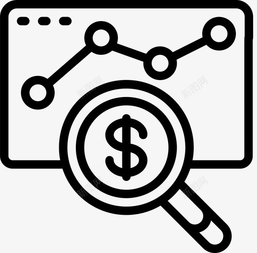增长金融136线性图标svg_新图网 https://ixintu.com 增长 线性 金融