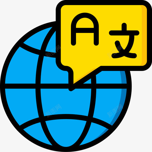 语言语言1线性颜色图标svg_新图网 https://ixintu.com 线性 语言 颜色