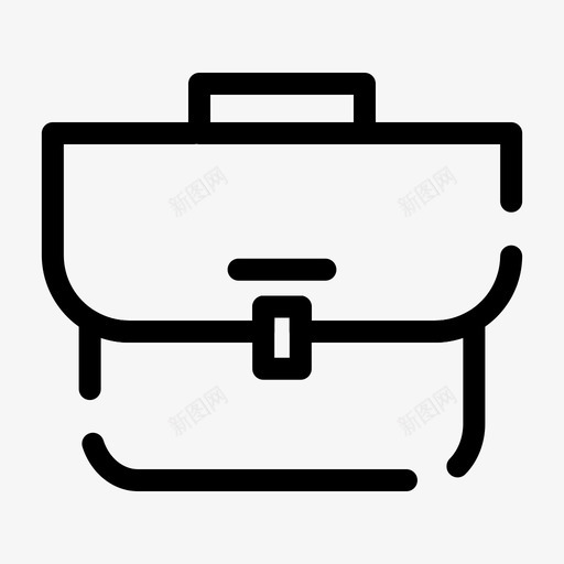 包箱子手提箱图标svg_新图网 https://ixintu.com 包箱子 包粗体 工作 手提箱 箱子 粗体 虚线