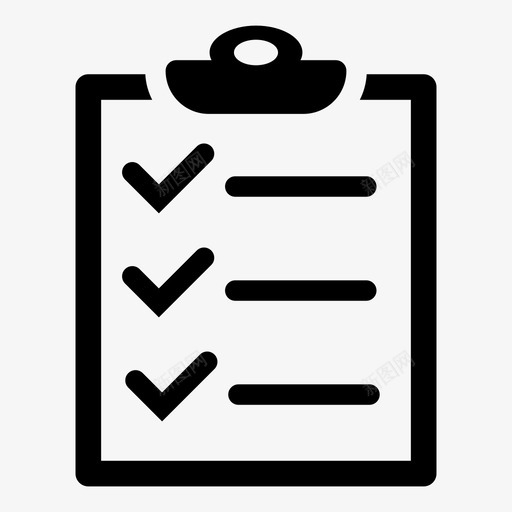 便笺核对表剪贴板图标svg_新图网 https://ixintu.com 事项 任务 便笺 剪贴板 待办 日历 标记 核对 笔记 聊天 蓝牙